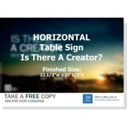 HPCT - "Is There A Creator Who Cares About You" - Table